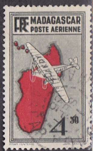 MADAGASCAR PA N° 7 de 1935 oblitéré