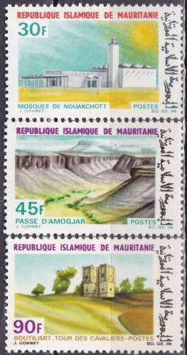 MAURITANIE N° 248/250 de 1968 neufs** en série complète