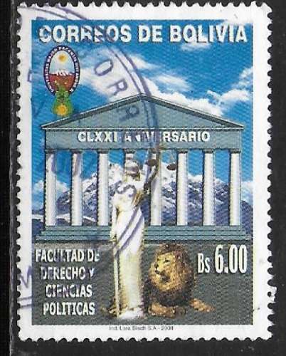 Bolivie - Y&T n° 1076 - Oblitéré / Used - 2001