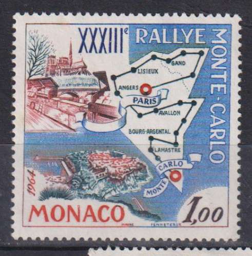 MONACO YTN°  616 oblitéré