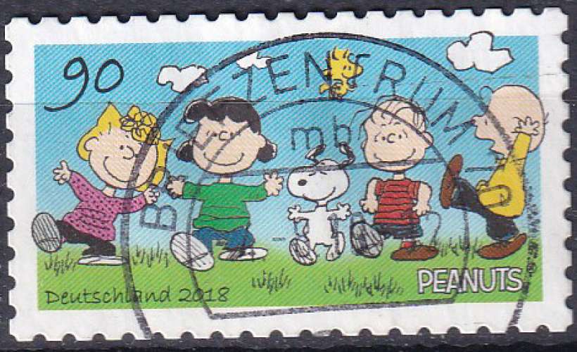 ALLEMAGNE - 2018 - Peanuts - Yvert 3154 Oblitéré