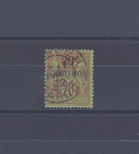 MAROC   Y/T   n° 4    oblitéré   1891