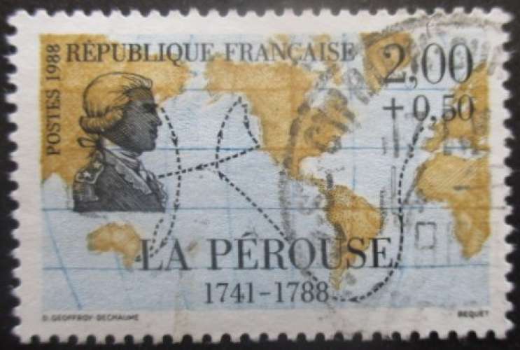 FRANCE N°2519 La Pérouse oblitéré