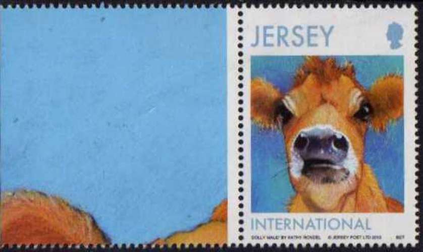 Vache jersiaise, tarif International (2013) - YT 1852 **