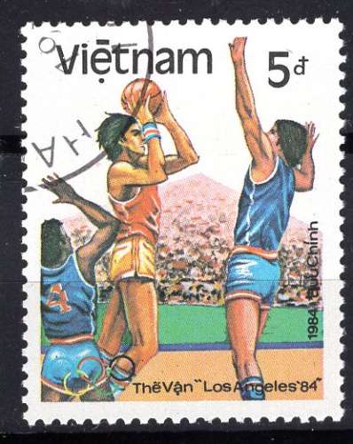 VIET NAM 1984 JEUX OLYMPIQUES DE LOS ANGELES OBLITERE