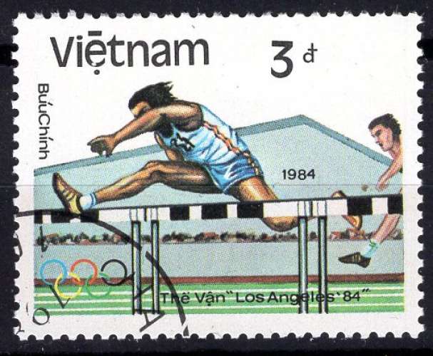 VIET NAM 1984 JEUX OLYMPIQUES DE LOS ANGELES OBLITERE