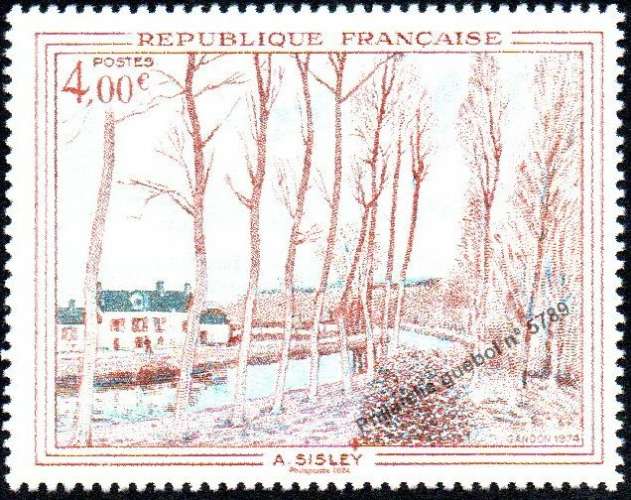 France n° 5789 ** Oeuvre de SISLEY impressionniste