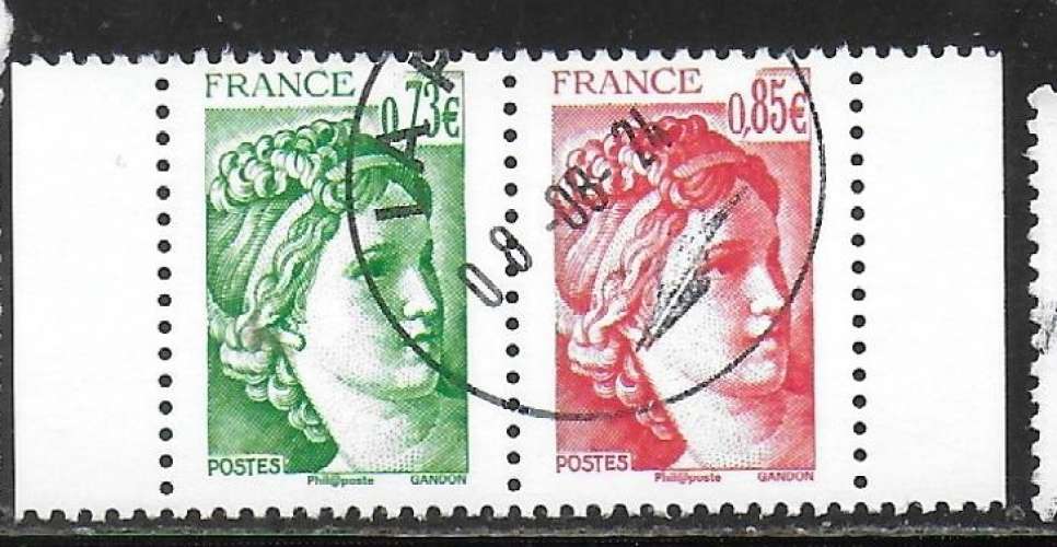 France Y&T n° 5183/84 - Oblitéré / Used - 2017