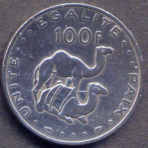 Pièce 100 Francs Djibouti 1991