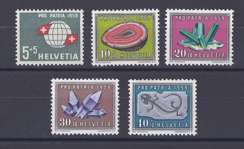 SUISSE  Y/T  n° 629    neuf **   1959