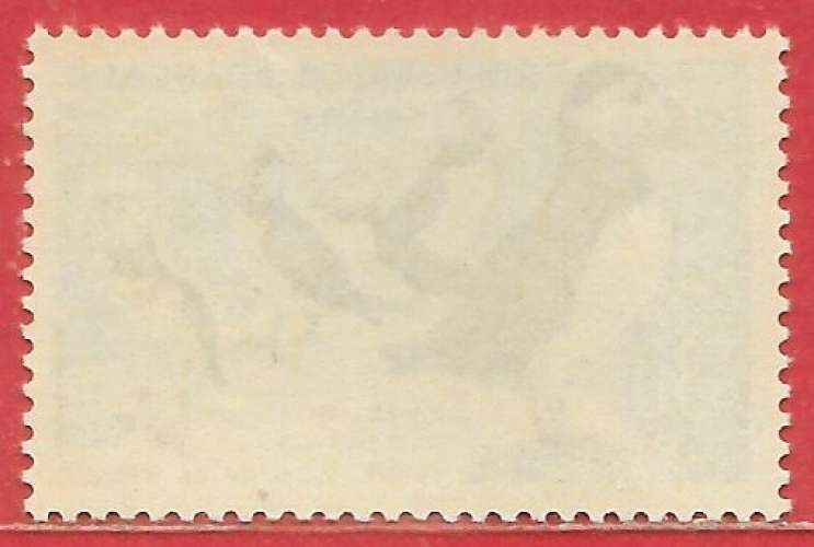 France n°1274a 30c variété (macareux à la houpe) 1960 **