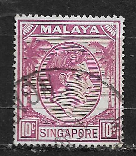 Singapour 1949 YT n° 9B (o)