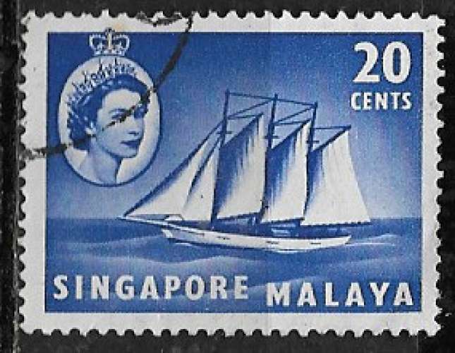 Singapour 1955 YT n° 36 (o)