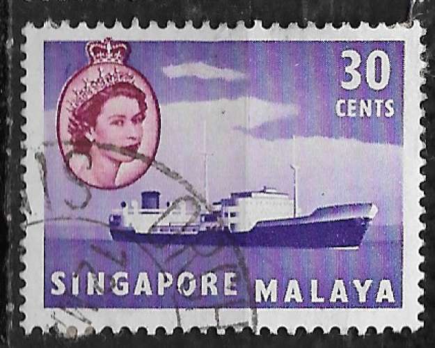 Singapour 1955 YT n° 38 (o)