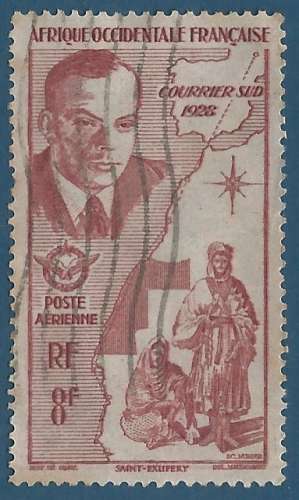 Afrique occidentale française Poste aérienne N°11 Saint-Exupéry oblitéré