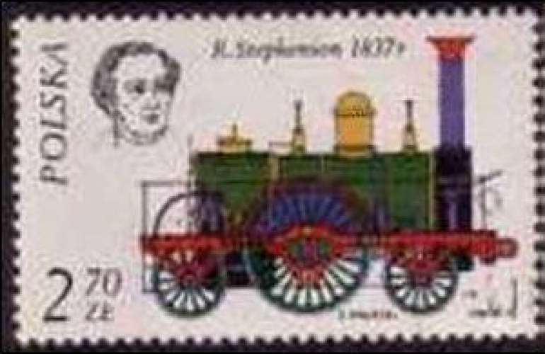 Locomotive de R. Stephenson, 1837 (1976) - YT 2266 °