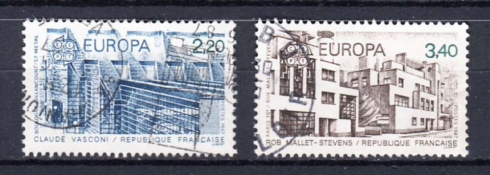 FRANCE - 1987 - O - YT. 2471 - 2472 - EUROPA