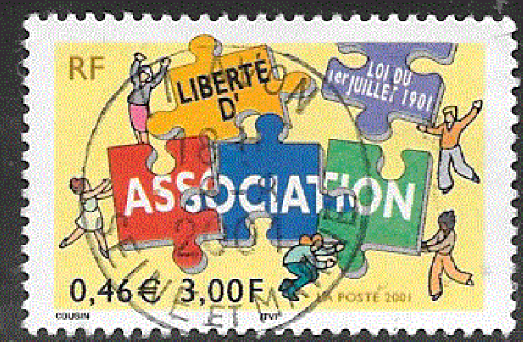 France - YT 3404  obl - Association (2001) 