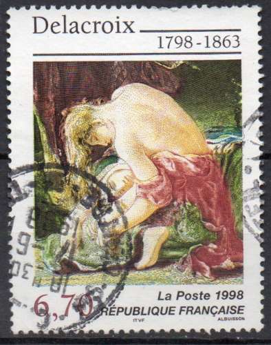 1998 - YT N° 3147  - Delacroix - Cachet rond