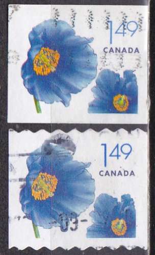 CANADA N° 2198 et 98a de 2005 oblitérés 