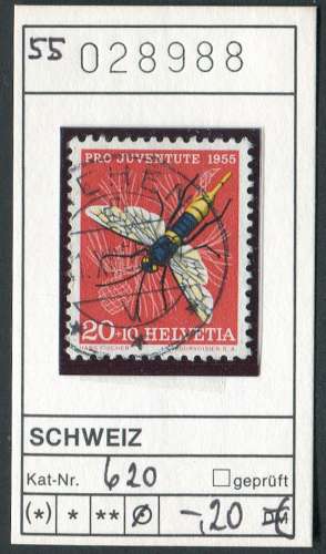 Suisse 1955 - Michel 620 - oo oblit. - 