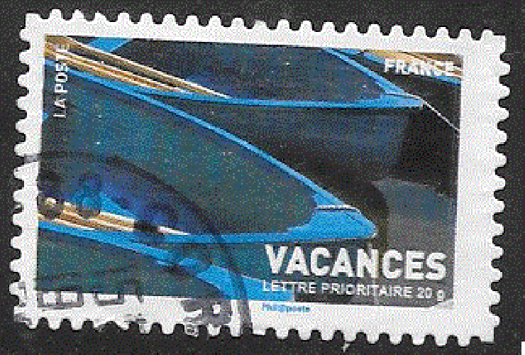 France - YT adhésif 122  obl - Vacances (2007) 