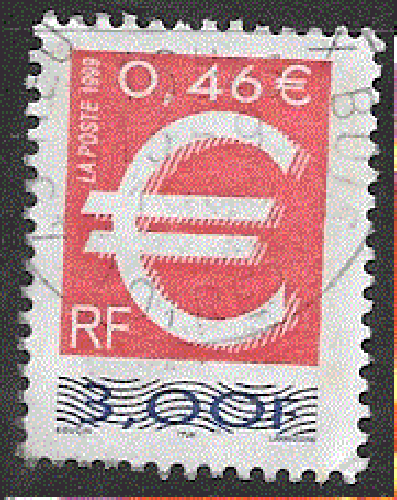 France - YT 3214 obl - Timbre Euro (1999) 