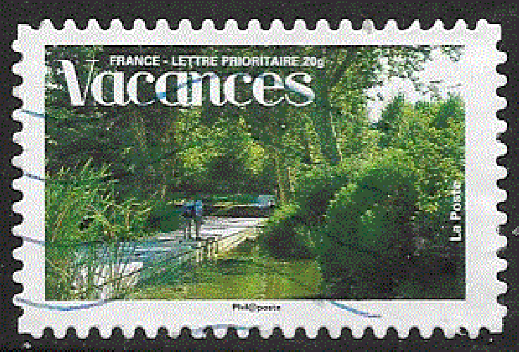 France - YT adhésif 169  obl - Vacances - Jardin (2008) 