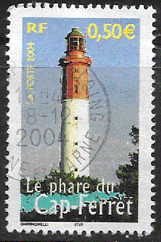 France - YT 3709  obl - Phare du Cap-Ferret  (2004) 