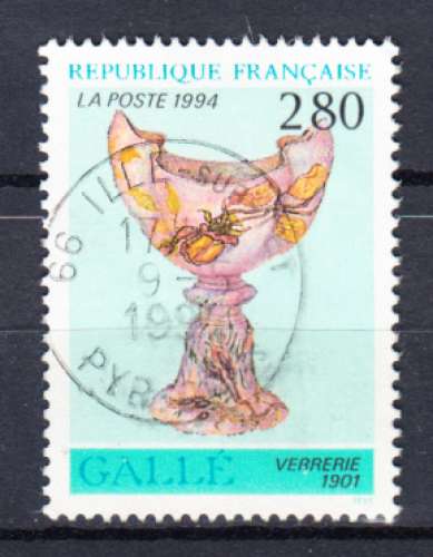 FRANCE - 1994 - O - YT.  2854 - Art de la Verrerie