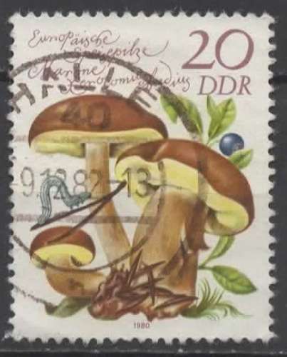 ALLEMAGNE RDA N° 2213 o Y&T 1980 Champignons