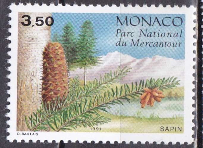 MONACO N° 1800 de 1991 neuf** à la valeur faciale