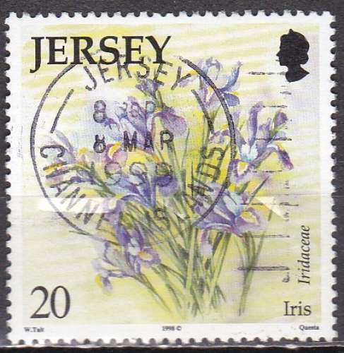 JERSEY N° 854 de 1998 oblitéré 