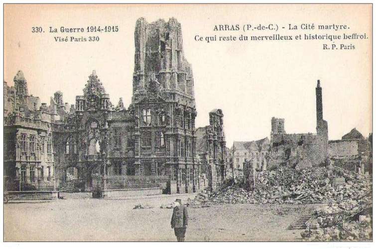 62 - Arras - cité martyre 1914