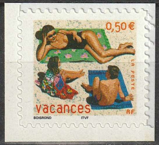 Timbre AA neuf ** n° 35(Yvert) France 2003 - Vacances