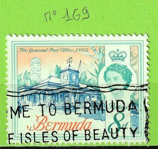 BERMUDES YT N°169 OBLIT