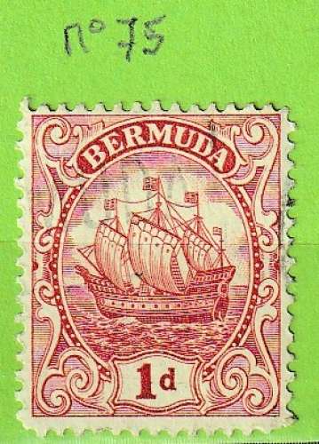 BERMUDES YT N°75 OBLIT