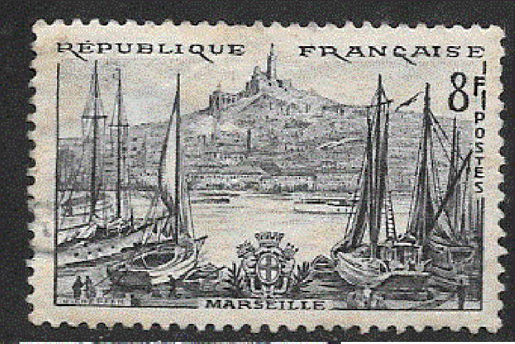 France - YT 1037  obl   - Marseille (1955) 