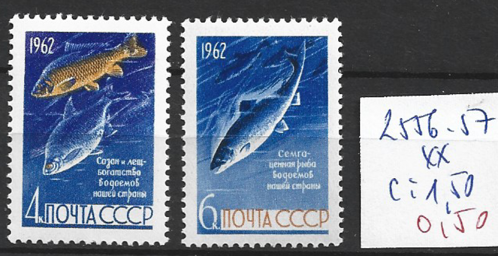 RUSSIE 2556-2557 ** côte 1.50 €