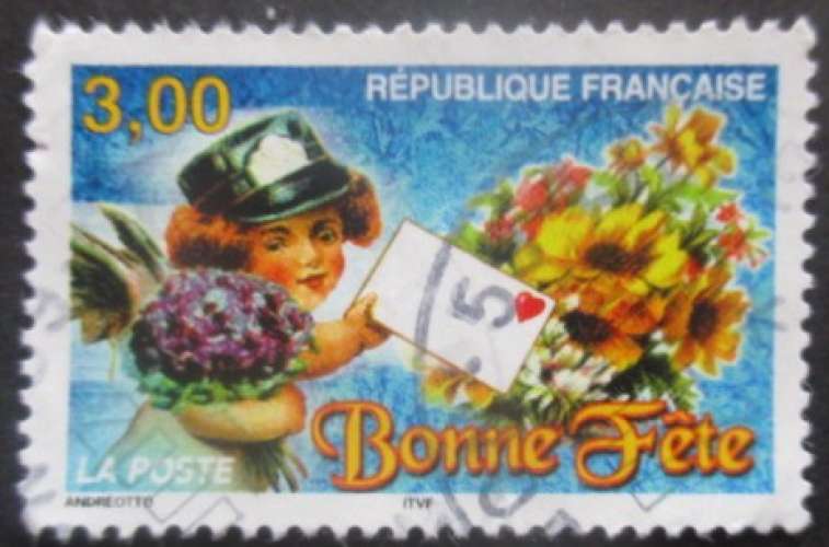 FRANCE N°3133 Bonne fète oblitéré