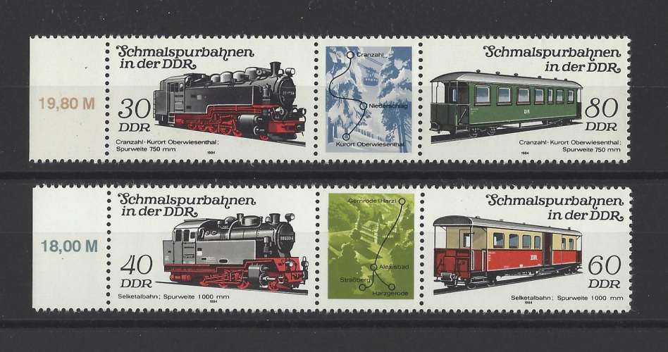 ALLEMAGNE ORIENTALE.   YT   n° 2499A/2500A    neuf  **   1984