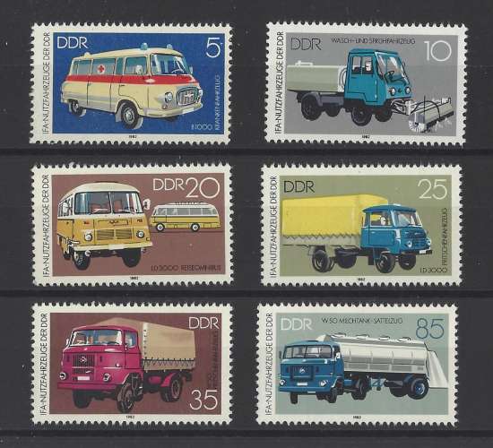 ALLEMAGNE ORIENTALE.   YT   n° 2393/2398    neuf  **   1982