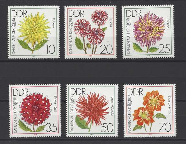 ALLEMAGNE ORIENTALE.   YT   n° 2100/2105    neuf  **   1979