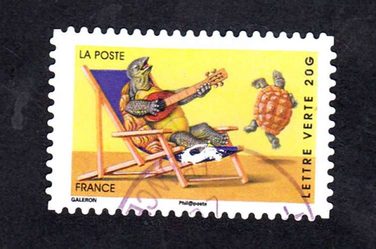 FRANCE ADHESIF Y&T N° 981 OBLITERE - SOURIRES - VACANCES