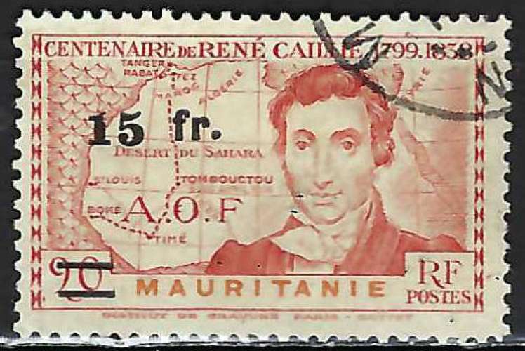 Mauritanie - 1944 - Y & T n° 137 - O.