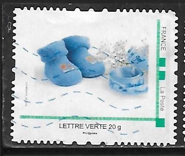 France TAM Lettre verte 20g - Bottons - Oblitéré / Used 