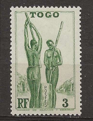 TOGO COLONIE  ANNEE  1942 Y.TN°183 NEUF**    