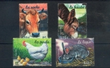 miniature France 3662 à 3665 animaux de la ferme neuf TB ** MNH sin charnela prix de la poste 2.2