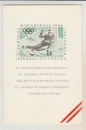 miniature   FDC Autriche J.O d'hiver d'Innsbruck la série sous encart