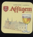 SB Sous Bock Sous verre Beer Mat AFFLIGEM Abbaye Abdij Anno 1074